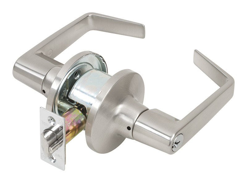 TELL - Tell Cortland Satin Chrome Storeroom Lockset 1-3/4 in. [CL100619]