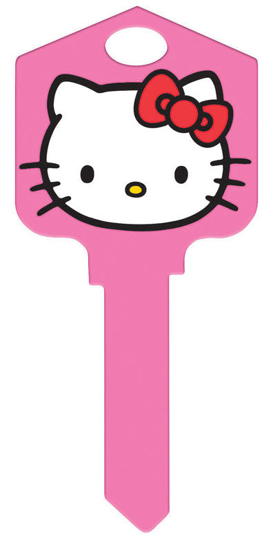 HILLMAN - Hillman Hello Kitty House Key Blank 66/97 KW1/KW10 Single For Kwikset and Titan Locks - Case of 5