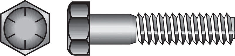 HILLMAN - Hillman 5/16 in. D X 1 in. L Heat Treated Steel Hex Head Cap Screw 100 pk