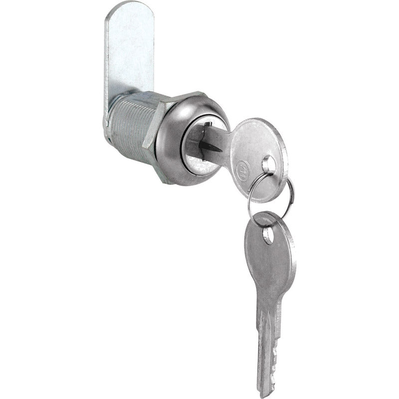 PRIME-LINE - Prime-Line Chrome Silver Stainless Steel Cabinet/Drawer Lock [CCEP 9943KA]