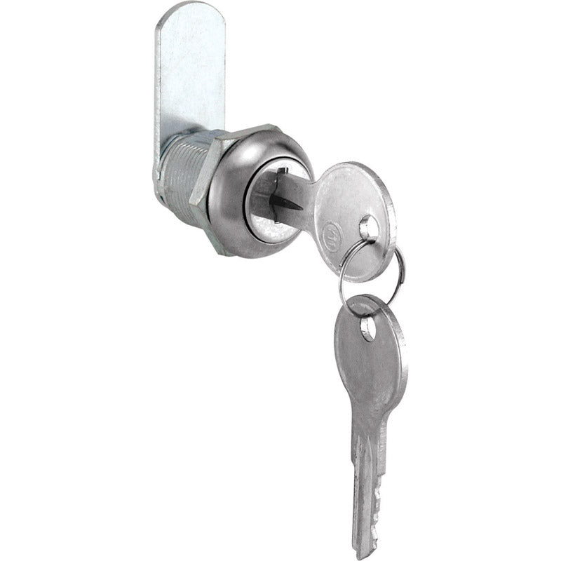 PRIME-LINE - Prime-Line Chrome Silver Stainless Steel Cabinet/Drawer Lock - Case of 6 [U 9941]