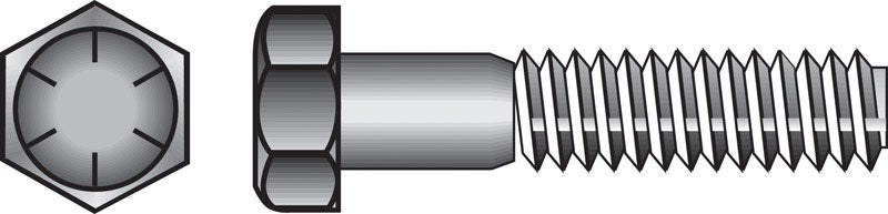 HILLMAN - Hillman 5/16 in. D X 2-1/2 in. L Heat Treated Steel Hex Head Cap Screw 100 pk