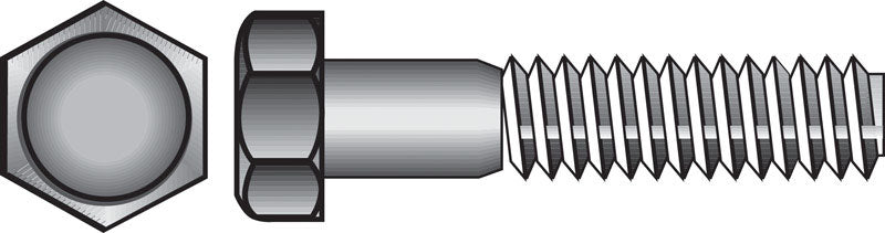 HILLMAN - Hillman 3/8 in. D X 7 in. L Hot Dipped Galvanized Steel Hex Bolt 50 pk