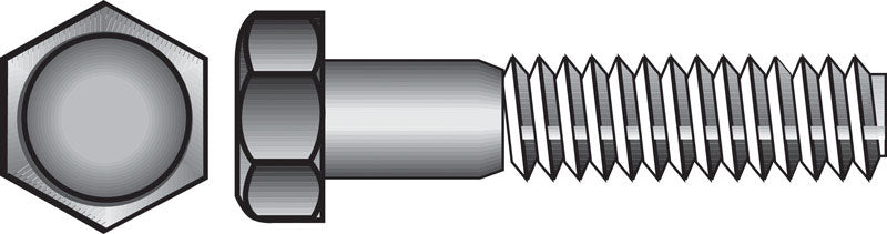 HILLMAN - Hillman 3/8 in. D X 8 in. L Hot Dipped Galvanized Steel Hex Bolt 50 pk