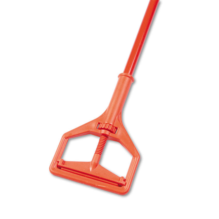 Impact - Janitor Style Screw Clamp Mop Handle, Fiberglass, 64", Safety Orange