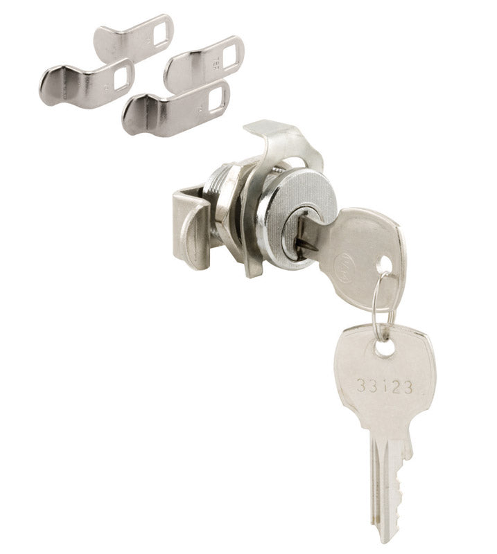 PRIME-LINE - Prime-Line Brushed Nickel Steel Counter Clockwise Mailbox Lock [S 4573]