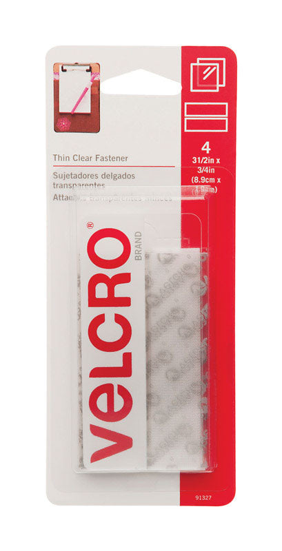VELCRO(R) BRAND - VELCRO(R) Brand Strips 3-1/2 in. L 4 pk - Case of 6 [91327]