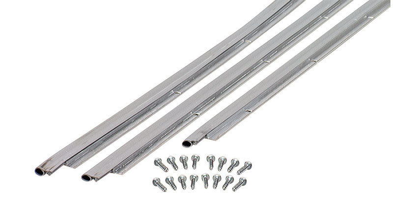 M-D - M-D Silver Aluminum/Vinyl Weatherstrip For Door Jambs