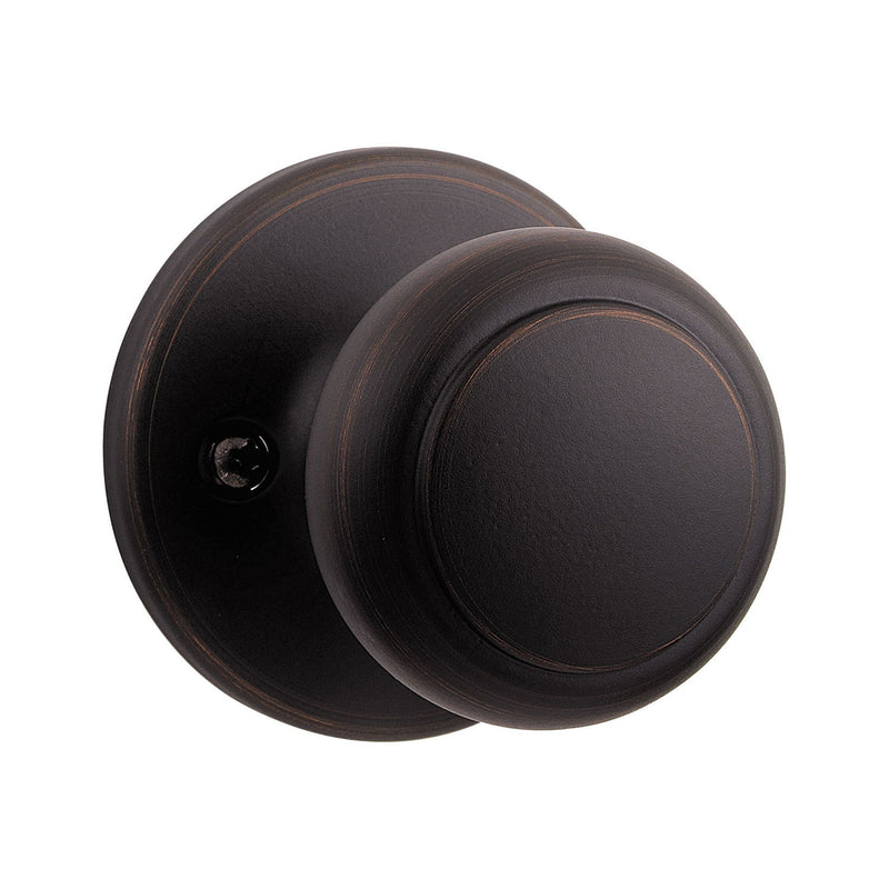 KWIKSET - Kwikset Cove Venetian Bronze Dummy Knob Right or Left Handed