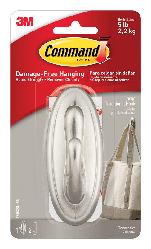 3M - 3M Command Large Plastic Designer Hooks 4.06 in. L 1 pk