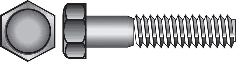 HILLMAN - Hillman 1/2 in. D X 4-1/2 in. L Hot Dipped Galvanized Steel Hex Bolt 25 pk