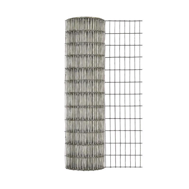 GARDEN ZONE - IronRidge 24 in. H X 25 ft. L Galvanized Steel Welded Wire Fence 1 in.