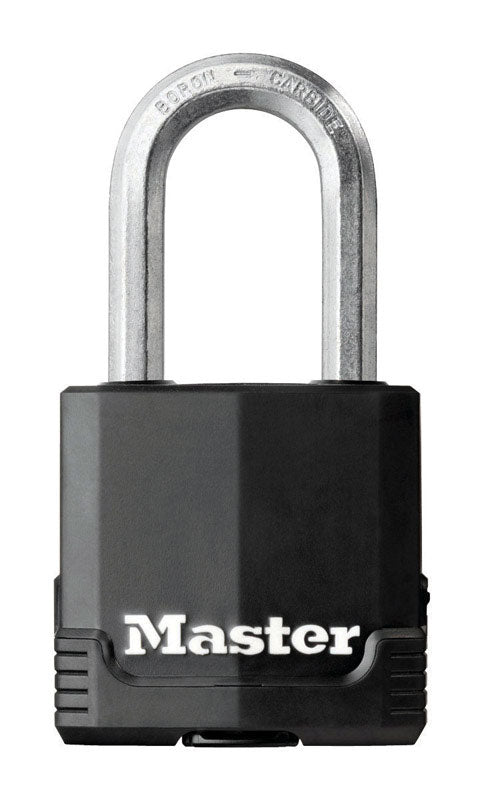 MASTER LOCK - Master Lock 1-7/8 in. H X 1-3/16 in. W X 1-3/4 in. L Laminated Steel Ball Bearing Locking Padlock Ke