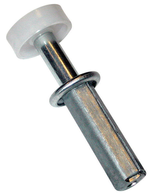 BARTON KRAMER - Barton Kramer Mill Silver Steel Bi-fold Door Wheel Guide 2 pk
