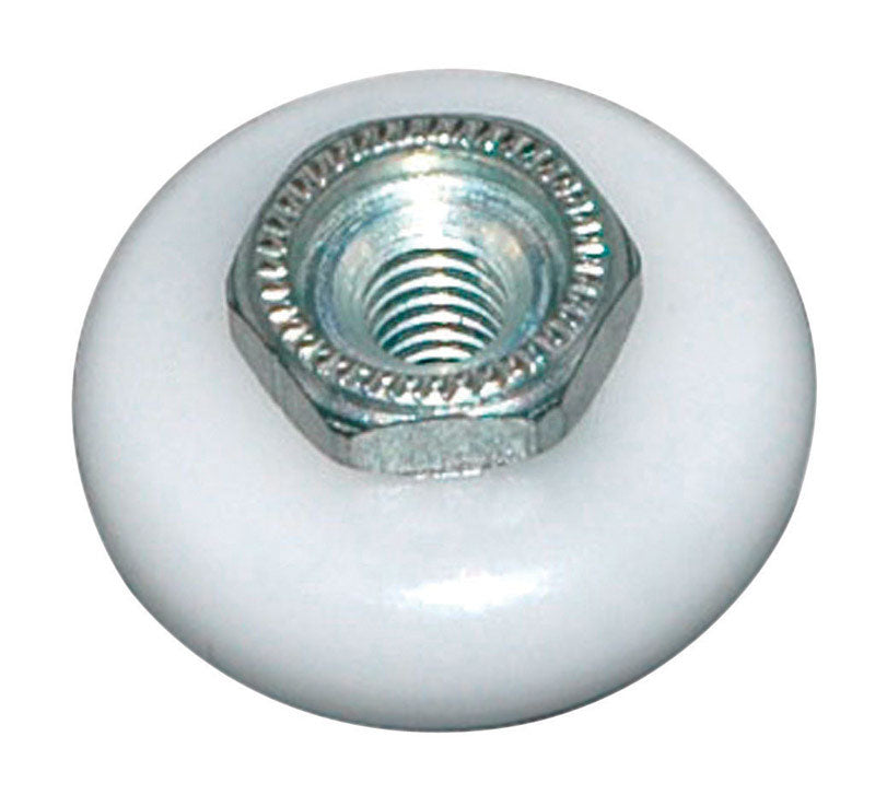 BARTON KRAMER - Barton Kramer 3/4 in. D X 1/4 in. L Nylon/Plastic Shower Door Wheel 2 pk