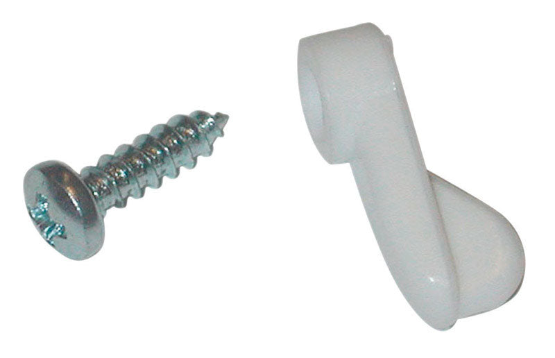 BARTON KRAMER - Barton Kramer White Nylon Screen Clip 1 pk [614C]