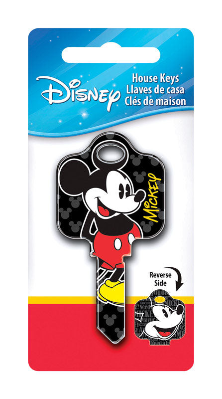 HILLMAN - Hillman Disney Mickey Mouse House Key Blank 68 SC1 Single For Schlage Locks - Case of 5 [87649]