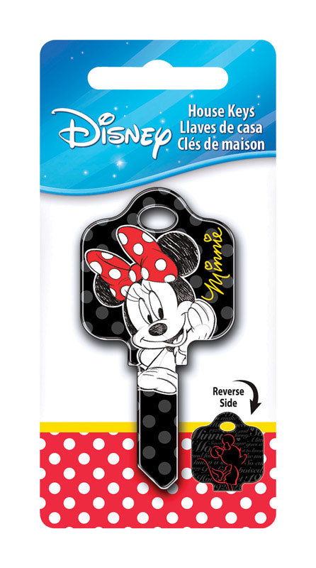 HILLMAN - Hillman Disney Minnie Mouse House Key Blank 68 SC1 Single For Schlage Locks - Case of 5