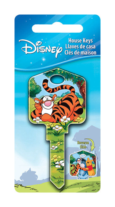 HILLMAN - Hillman Disney Tigger Bounce House Key Blank 66/97 KW1/KW10 Single For Kwikset and Titan Locks - Case of 5