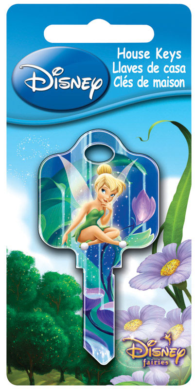 HILLMAN - Hillman Disney Fairy House Key Blank 66/97 KW1/KW10 Single For Kwikset and Titan Locks - Case of 5 [87633]