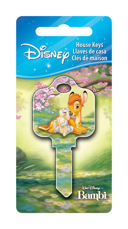 HILLMAN - Hillman Disney Bambi and Thumper House Key Blank 68 SC1 Single For Schlage Locks - Case of 5