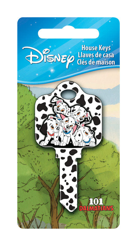 HILLMAN - Hillman Disney 101 Dalmatians House Key Blank 68 SC1 Single For Schlage Locks - Case of 5