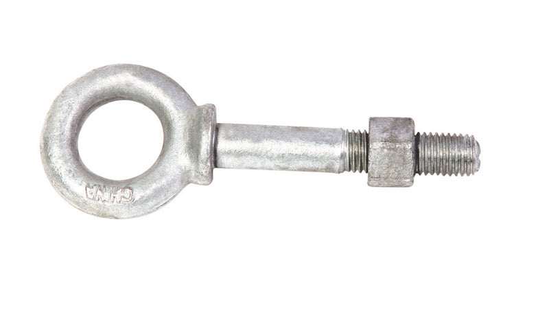 BARON - Baron 3/8 in. X 4-1/2 in. L Hot Dipped Galvanized Steel Shoulder Eyebolt Nut Included