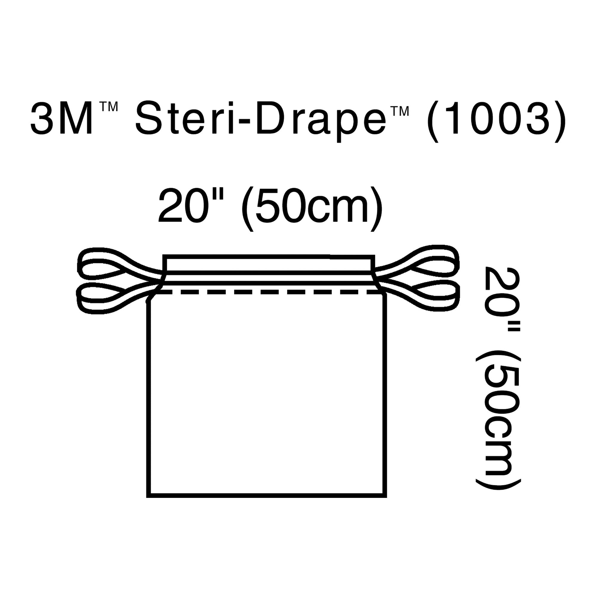 Solventum Corporation - Surgical Drape 3M™ Steri-Drape™ Isolation Drape 20 W X 20 L Inch Sterile [1/EA]