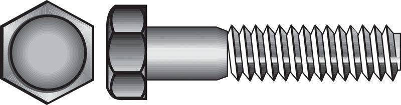 HILLMAN - Hillman 5/8 in. D X 4-1/2 in. L Hot Dipped Galvanized Steel Hex Bolt 25 pk