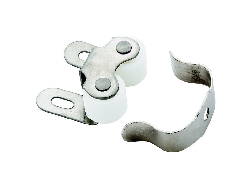 AMEROCK - Amerock 1-1/16 in. W X 1 in. D Nickel Steel Roller Catch