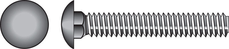 HILLMAN - Hillman 1/4 in. X 2-1/2 in. L Hot Dipped Galvanized Steel Carriage Bolt 100 pk