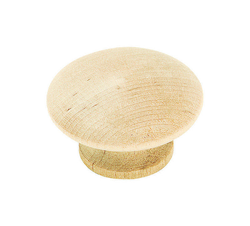 AMEROCK - Amerock Traditional Classics Round Cabinet Knob 1-1/2 in. D 7/8 in. Unfinished 2 pk