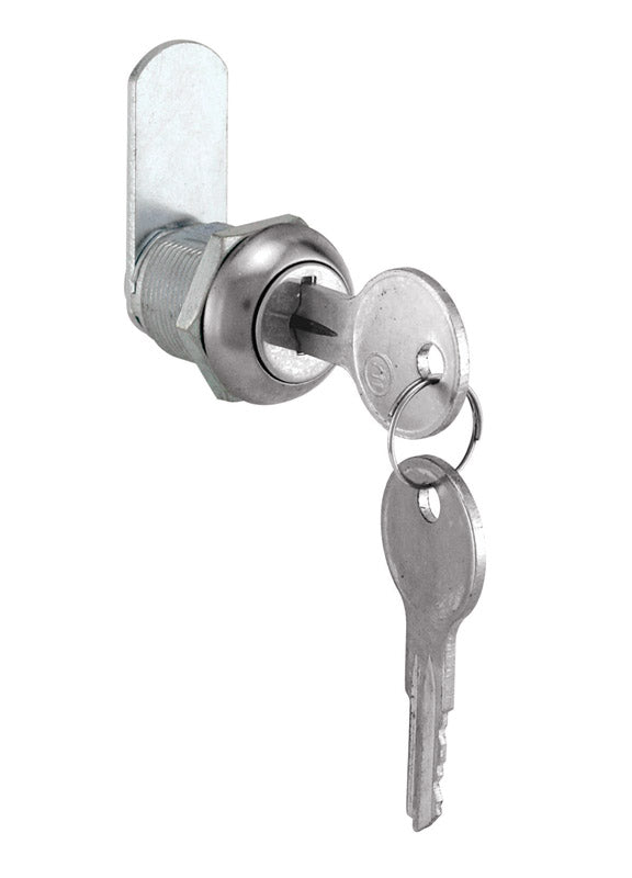 PRIME-LINE - Prime-Line Chrome Silver Stainless Steel Cabinet/Drawer Lock [CCEP 9941KA]