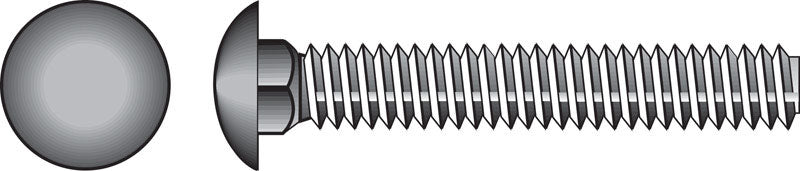 HILLMAN - Hillman 5/16 in. X 5 in. L Hot Dipped Galvanized Steel Carriage Bolt 50 pk