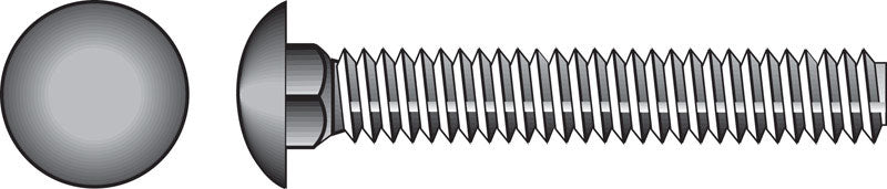 HILLMAN - Hillman 5/16 in. X 6 in. L Hot Dipped Galvanized Steel Carriage Bolt 50 pk