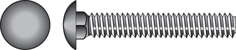 HILLMAN - Hillman 3/8 in. X 4 in. L Hot Dipped Galvanized Steel Carriage Bolt 50 pk