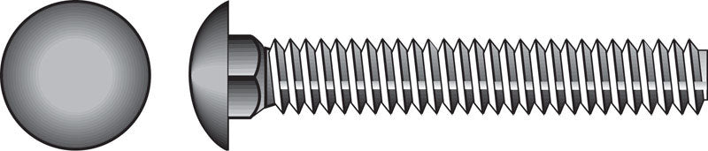 HILLMAN - Hillman 3/8 in. X 5 in. L Hot Dipped Galvanized Steel Carriage Bolt 50 pk