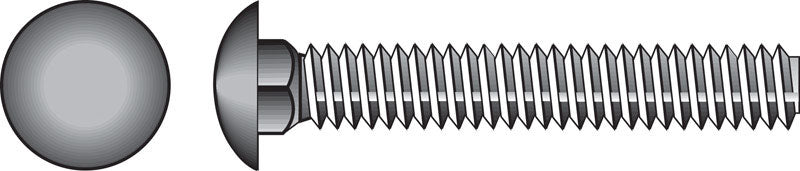 HILLMAN - Hillman 3/8 in. X 8 in. L Hot Dipped Galvanized Steel Carriage Bolt 50 pk