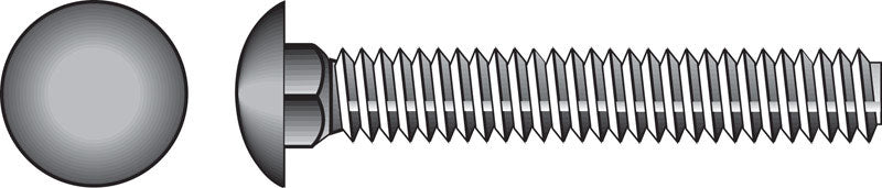 HILLMAN - Hillman 1/2 in. X 2-1/2 in. L Hot Dipped Galvanized Steel Carriage Bolt 50 pk