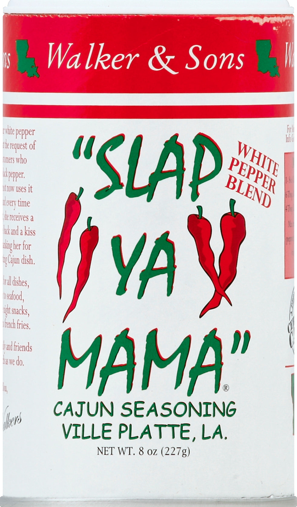 Slap Ya Mama Cajun Seasoning 8 oz - Case of 6