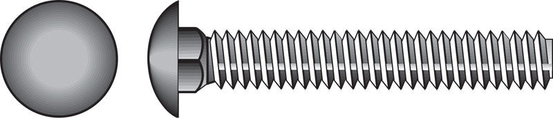 HILLMAN - Hillman 1/2 in. X 4-1/2 in. L Hot Dipped Galvanized Steel Carriage Bolt 25 pk