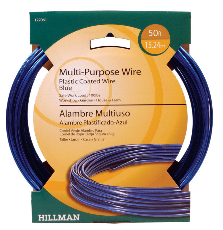 HILLMAN - Hillman 0.150 - 0.160 in. D X 50 ft. L Plastic 18 Ga. Wire