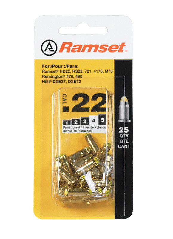 RAMSET - Ramset .25 in. L Steel Powder Loads 25 pk