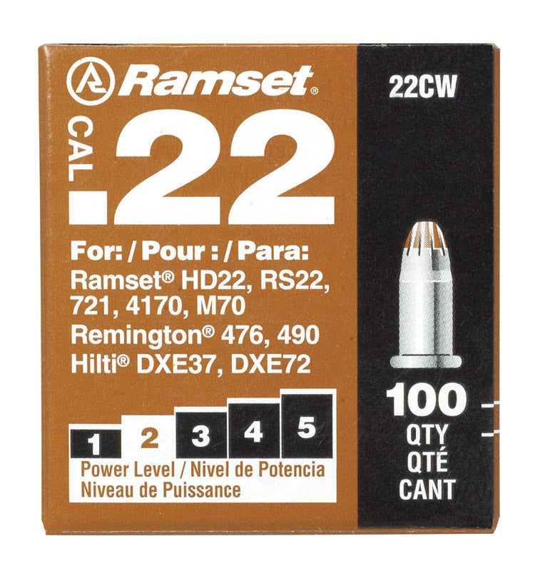 RAMSET - Ramset 0.22 in. D Steel Powder Loads 100 pk [594]