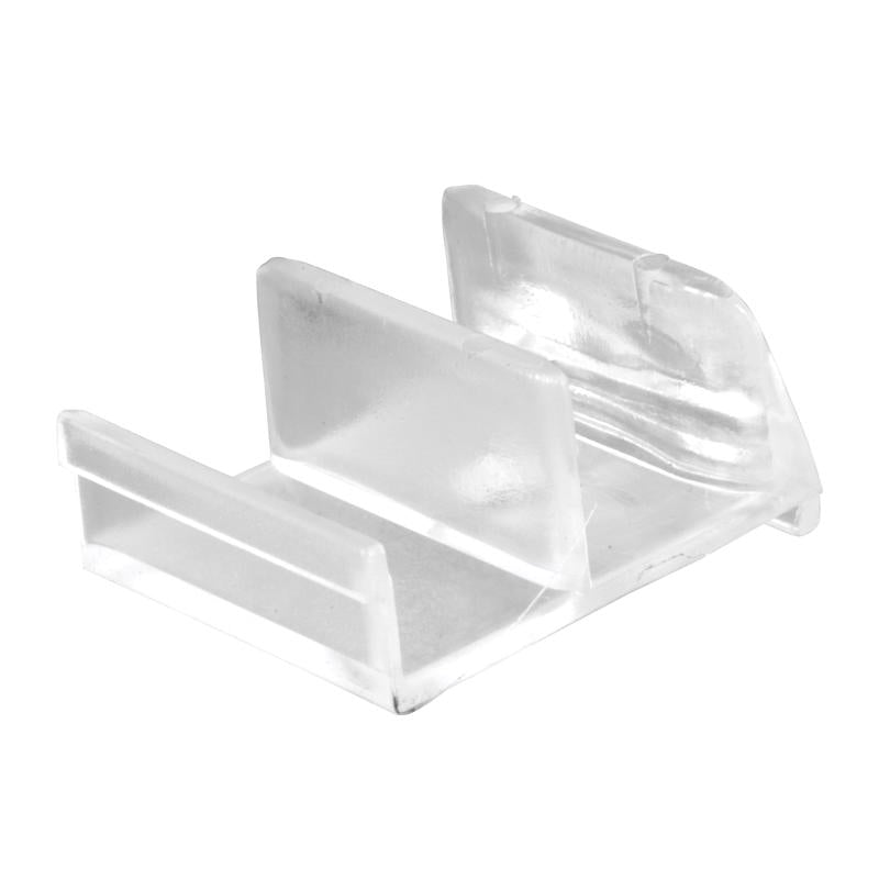 PRIME-LINE - Prime-Line 5.4 in. H X 9/16 in. W Clear Frameless Shower Door Bottom Guide