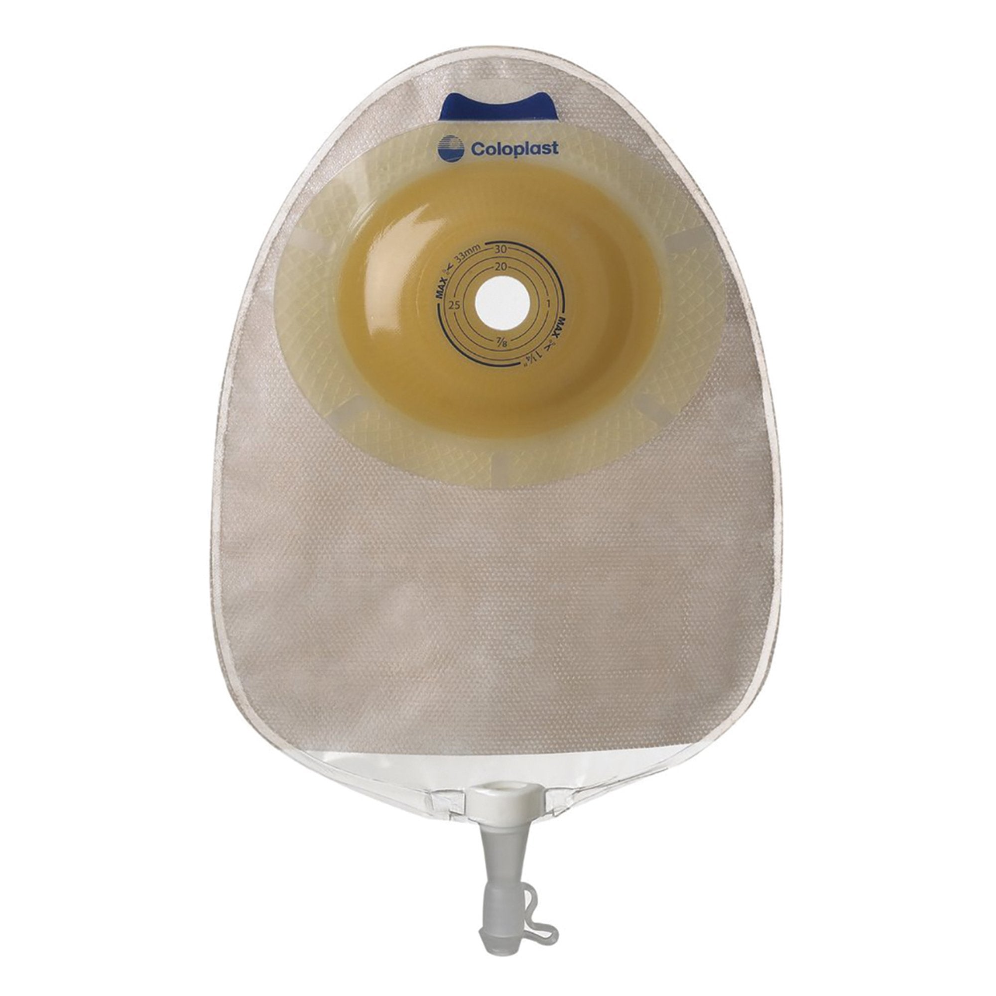Coloplast - Urostomy Pouch SenSura® One-Piece System 10-3/8 Inch Length, Maxi Convex Light, Trim to Fit 5/8 to 1-5/16 Inch Stoma Drainable [10/BX]