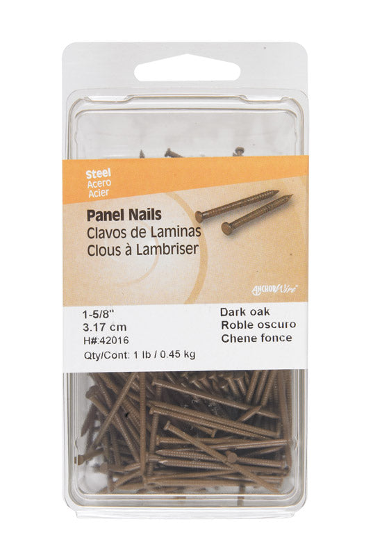 HILLMAN - Hillman 1-5/8 in. Panel Steel Nail Flat Head - Case of 3 [42016]