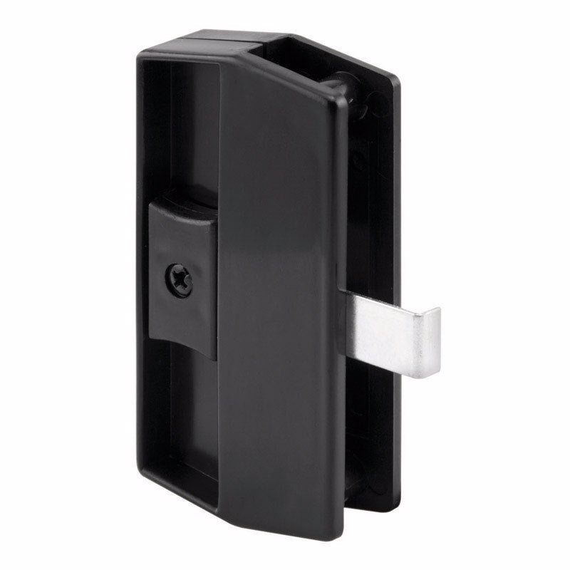 PRIME-LINE - Prime-Line Zinc-Plated Black Plastic Sliding Screen Door Latch 1 pk