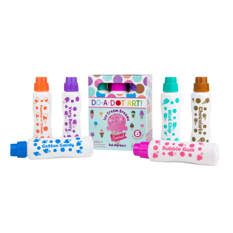 DO-A-DOT ART! - Ice Cream Dreams Dot Markers, 6 Colors
