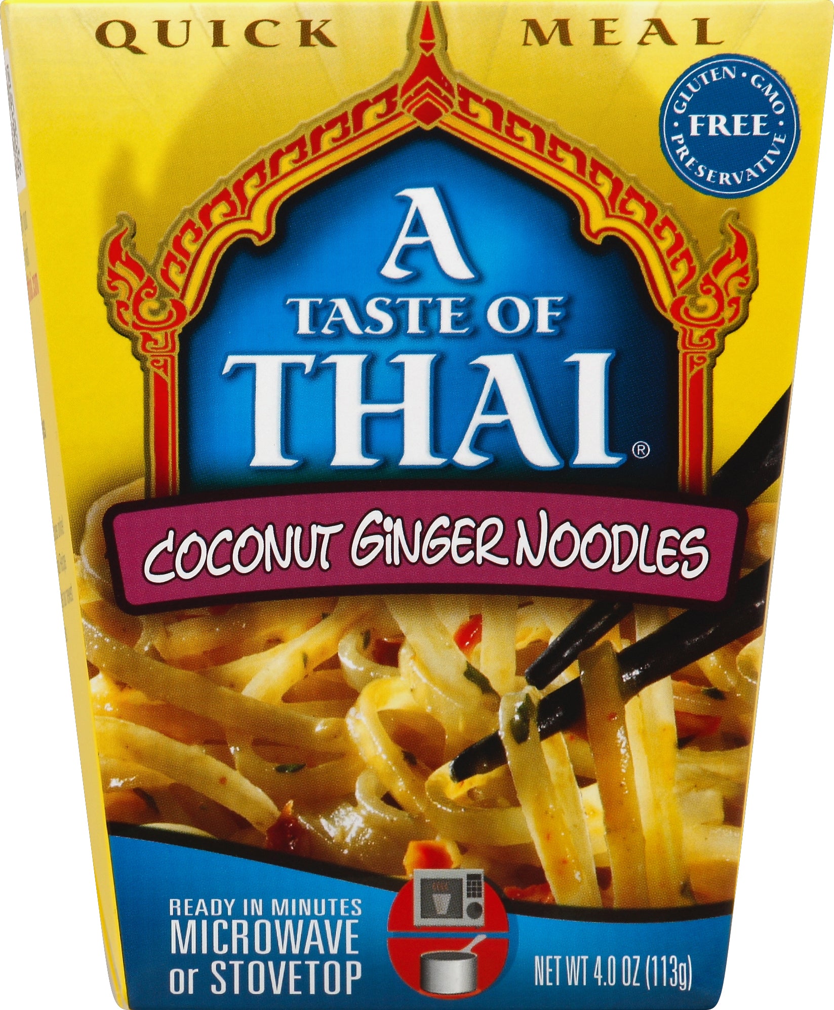 A Taste Of Thai Coconut Ginger Noodles 4 oz - Case of 6